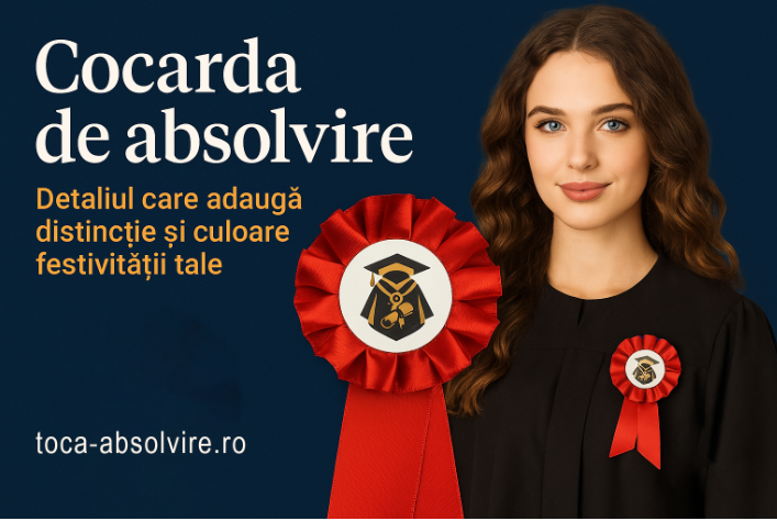 Cocarda de absolvire – Detaliul care adaugă distincție și culoare festivității tale