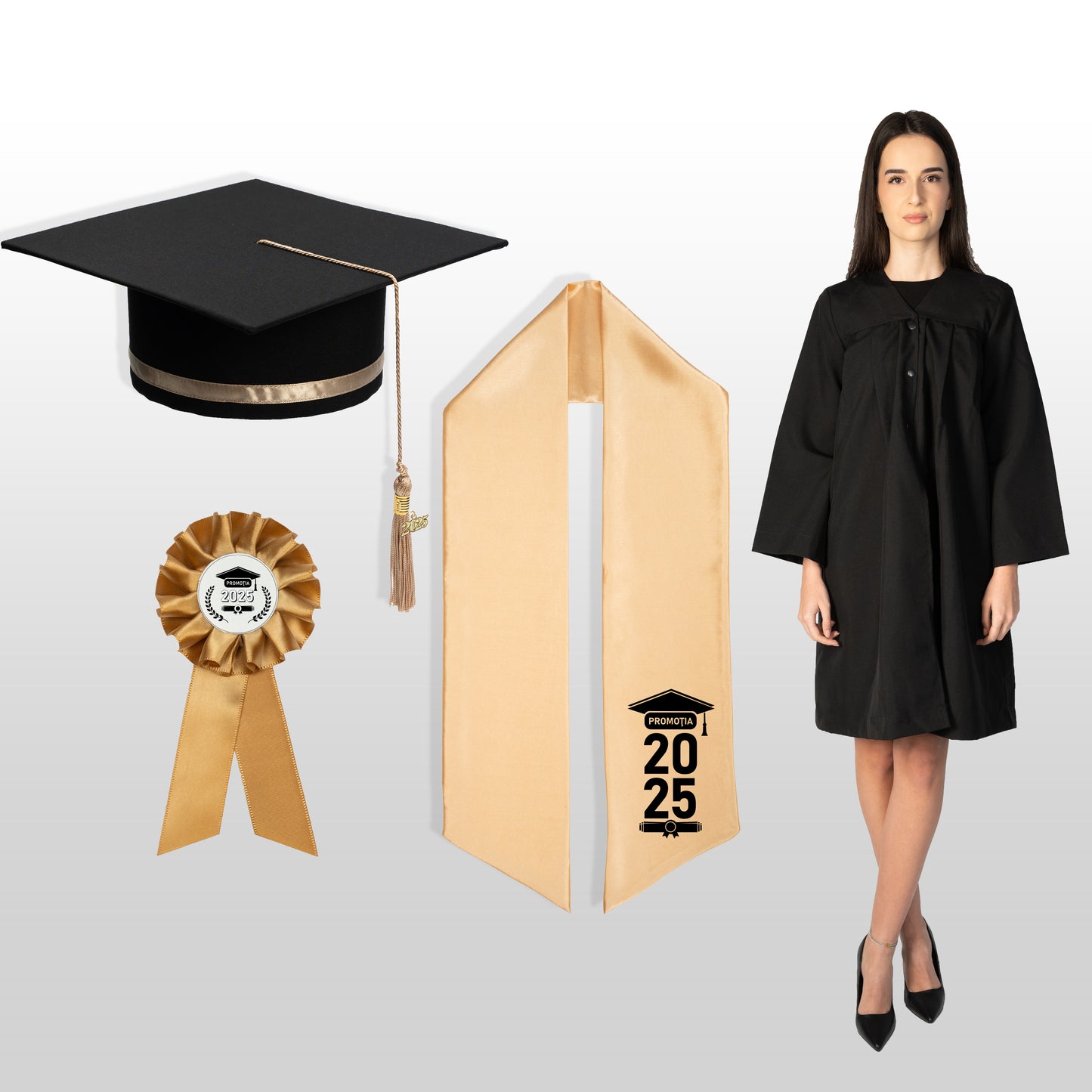 Robă, Tocă, Eșarfă, Cocardă - Personalizate standard - 2025