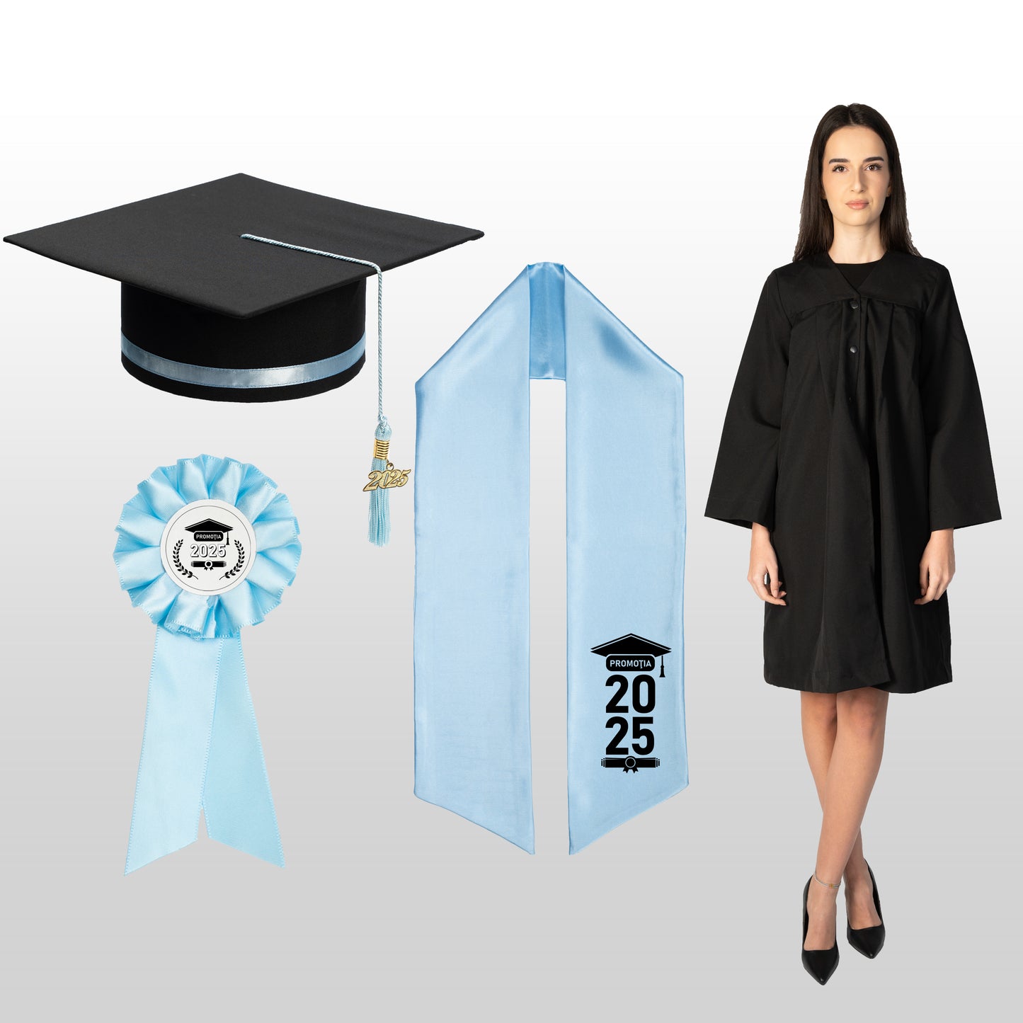Robă, Tocă, Eșarfă, Cocardă - Personalizate standard - 2025