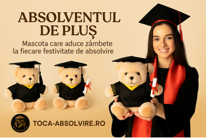 Absolventul de Pluș – Mascota care aduce zâmbete la fiecare festivitate de absolvire