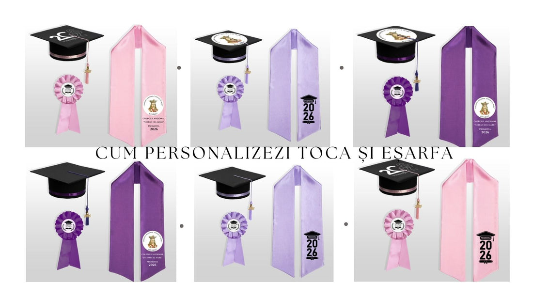 Cum personalizezi toca și eșarfa pentru un look unic la absolvire