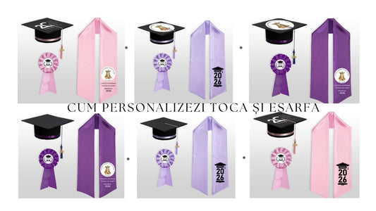 Cum personalizezi toca și eșarfa pentru un look unic la absolvire