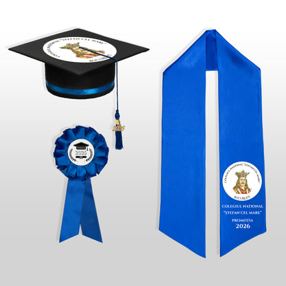 Tocă, Eșarfă și Cocardă - Personalizate Complet