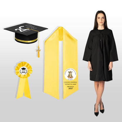 Roba, Tocă, Eșarfă și Cocardă - Personalizate complet