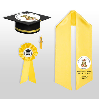 Tocă, Eșarfă și Cocardă - Personalizate Complet