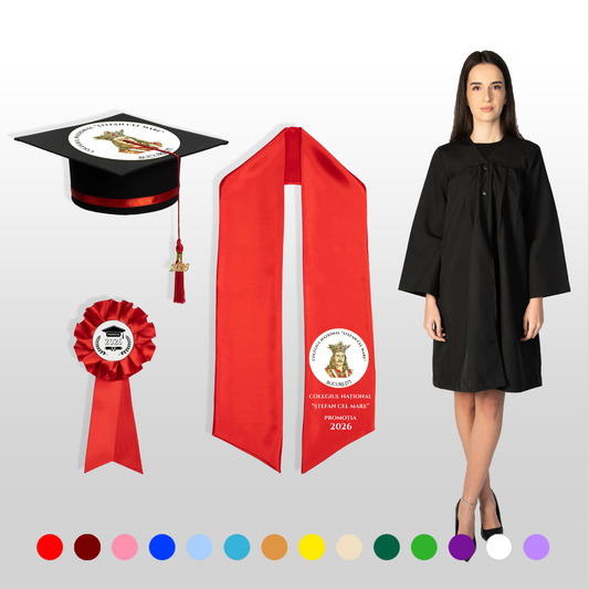 Roba, Tocă, Eșarfă și Cocardă - Personalizate complet