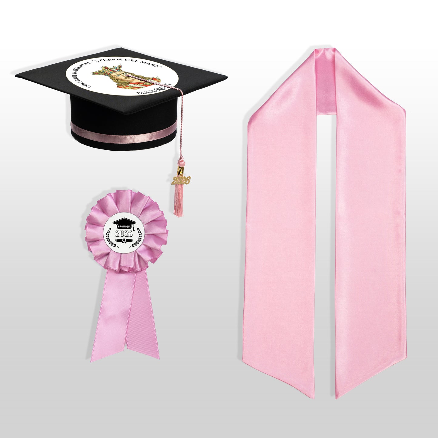 Tocă, Eșarfă și Cocardă - Personalizate Complet