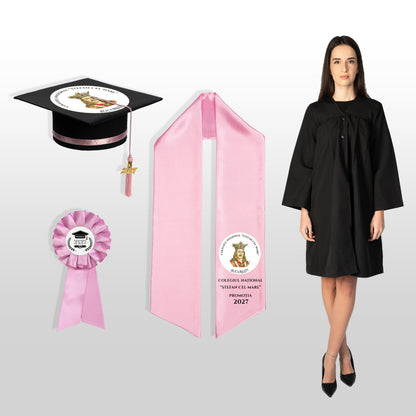 Roba, Tocă, Eșarfă și Cocardă - Personalizate complet
