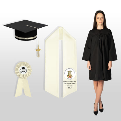 Roba, Tocă, Eșarfă și Cocardă - Personalizate complet